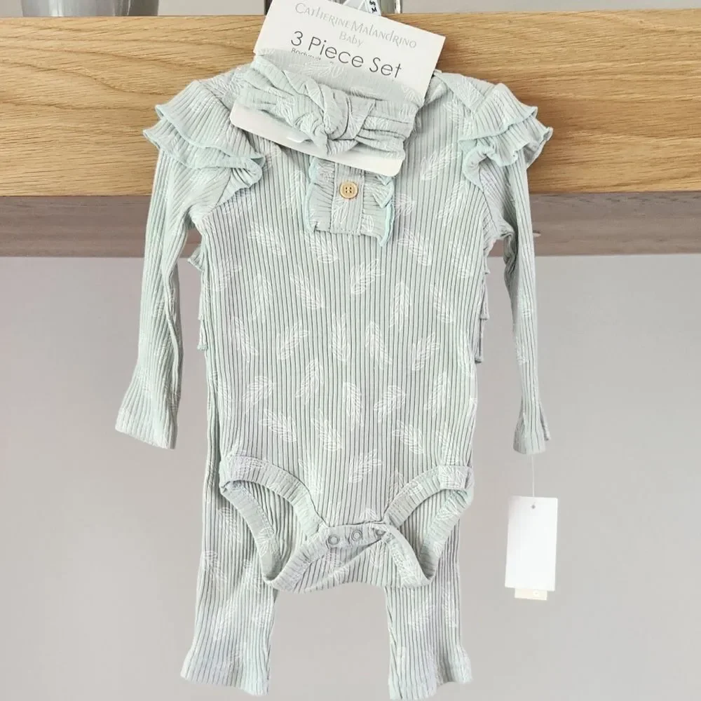 Catherine Malandrino 3 Piece Baby Set